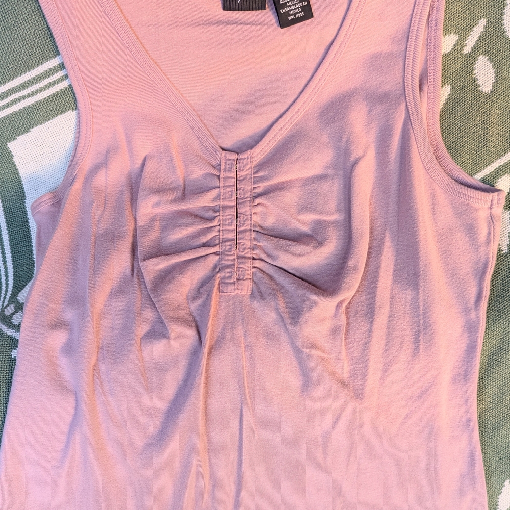 Pink Sleeveless Top
